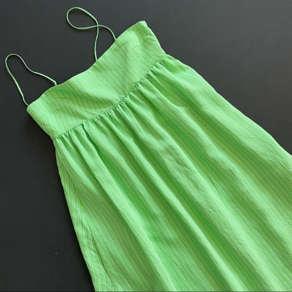 ZARA NWOT green maxi dress